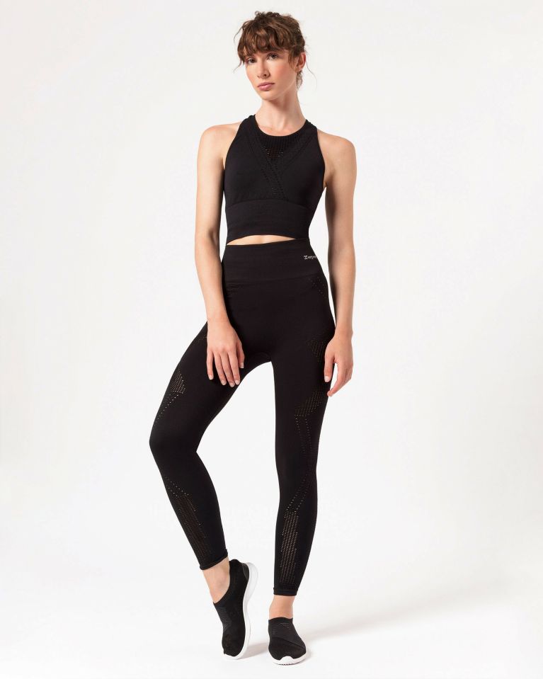 Shop Seamless Tank Top Black