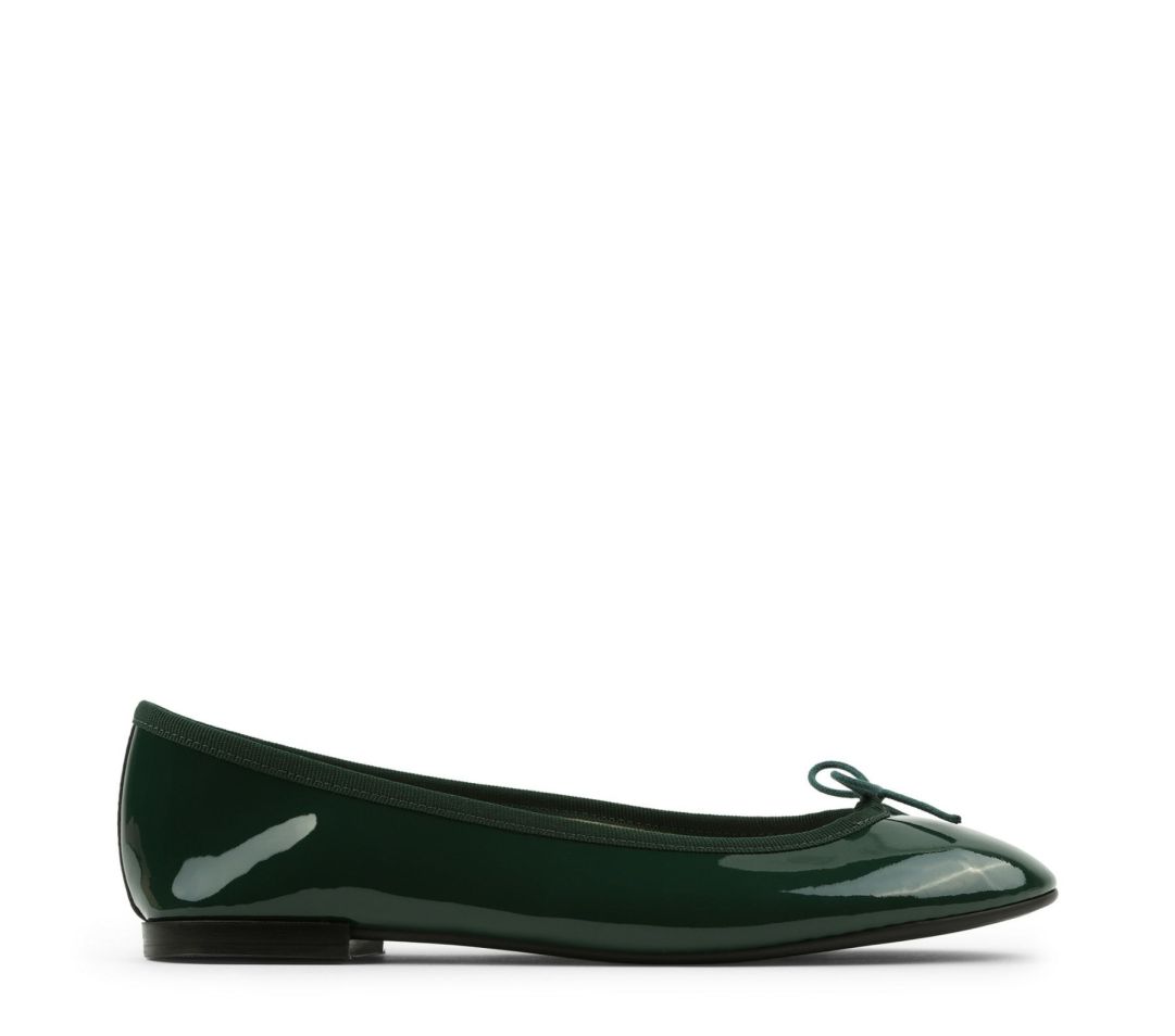 Shop Cendrillon Ballerinas Deep Forest Green